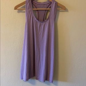 Jockey Purple and White Racerback Tank Top  2/$20